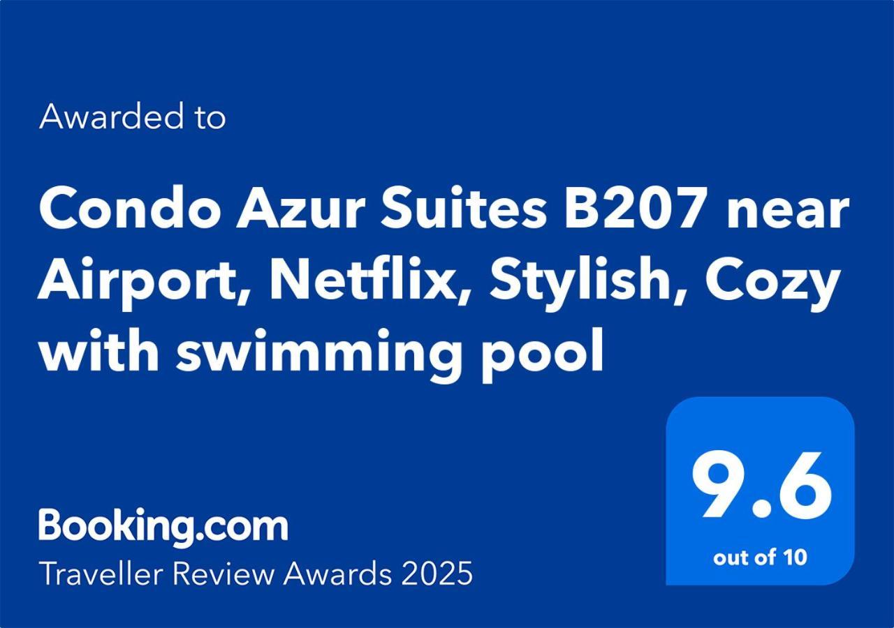 Condo Azur Suites B316 Near Airport, Netflix, Stylish, Cozy With Swimming Pool Мактан Екстер'єр фото